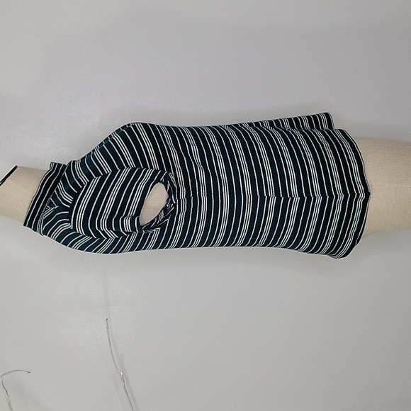 Rue 21 Teal and White Striped Top SZ XL - Picture 2 of 8